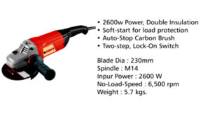 Forte 2600w Angle Grinder 2