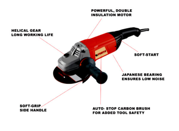 Forte 2600w Angle Grinder 3