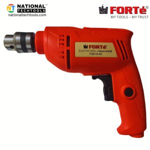 FORTÉ F ED 10-45 450W 10mm Electric Drill – 0–4000 RPM High Speed Drill Machine for Wood & Metal