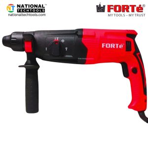 FORTÉ F RH 2-26 RE 800W 26mm Rotary Hammer Drill – 3J SDS-Plus Concrete Drilling & Chiseling Machine, 0–1100 RPM