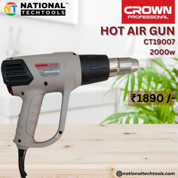 CROWN HOT AIR GUN PROFESSIONAL...CT19007 2000w