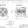 Impel 2.2KW 3.0HP 4 Pole IE2 1430 RPM B3 Foot Mounted 100L Frame 415V Motor