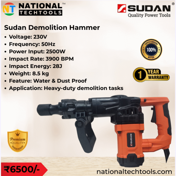 Sudan 25oow DH-X9 7kg Demoliton Hammer