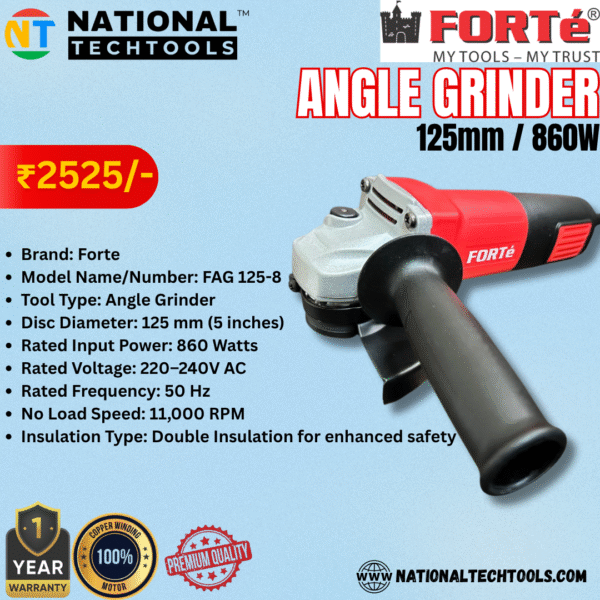 Forte Angle Grinder FAG 125-8