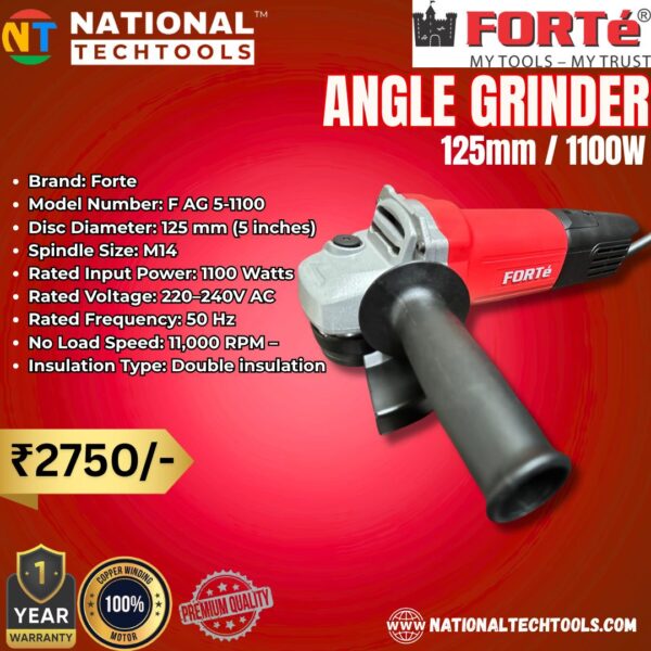 Forte F AG 5-1100 125mm Angle Grinder