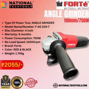 Forte 100mm / 750W Angle Grinder