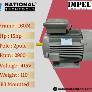 Impel 15HP 2 Pole IE2 2900RPM B3 Foot Mounted 160MFrame 415V Motor