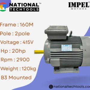 Impel 20HP 6 Pole IE2 2900RPM B3 Foot Mounted 160MFrame 415V Motor