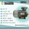 Impel 1.5HP 4Pole IE2 1420RPM B3 Foot Mounting 90Frame 415V Motor