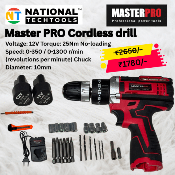 Master Pro DT-206H Cordless Drill