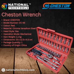 Cheston 46 Pcs Socket Wrench Set