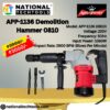 APP-1136 Demolition Hammer 0810