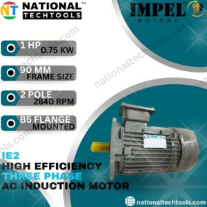 Impel 2.0 HP 2 Pole IE2 2860 RPM B5 Flange Mounted 90 Frame 4153 V Three-Phase Squirrel motor