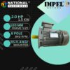 Impel 2.0 HP 6 Pole IE2 940 RPM B5 Flange Mounted 100 Frame 415V Three-Phase Squirrel motor