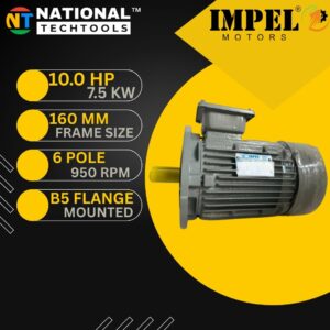 Impel 10.0 HP 6 Pole IE2 950 RPM B5 Flange Mounted 160 Frame 415V Three-Phase Squirrel motor