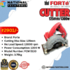 FORTE Cutter Fix-Base F CM 5-130 FB