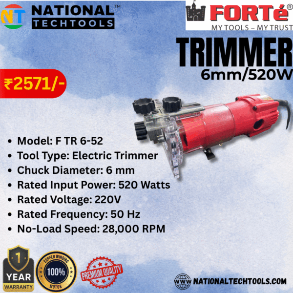 FORTE F TR 6-52 6mm/520W Trimmer