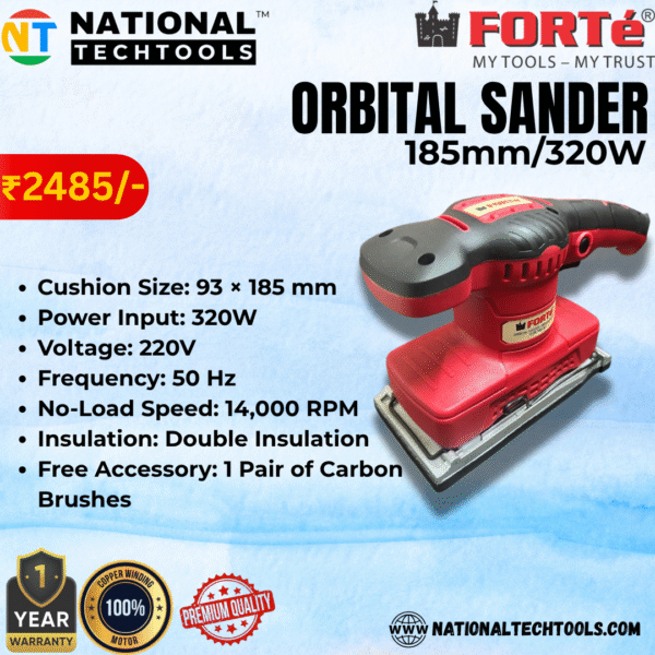 Forte 185mm / 320W Orbital Sander