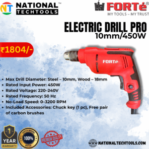 FORTé ED 10 – PRO, 10mm / 450W Electric Drill – PRO