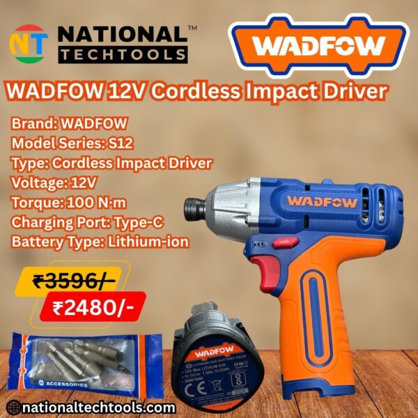 WADFOW 12V Cordless Impact Driver