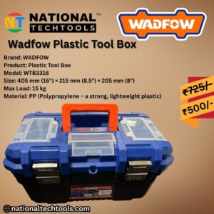 Wadfow Plastic Tool Box