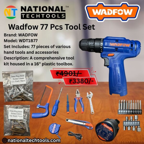 Wadfow 77 Pcs Tool Set