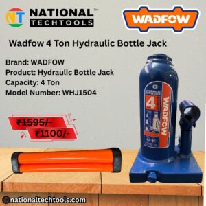 Wadfow 4 Ton Hydraulic Bottle Jack