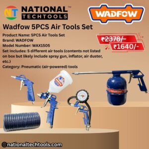 Wadfow 5PCS Air Tools Set