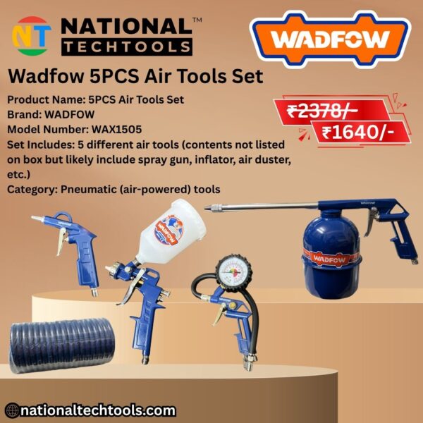 Wadfow 5PCS Air Tools Set