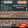 Wadfow 25 PCS 1/2" Socket Set