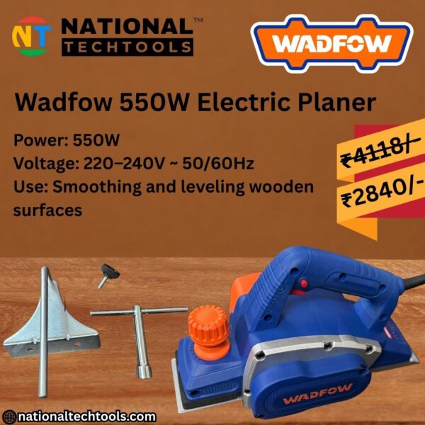 Wadfow 550W Electric Planer
