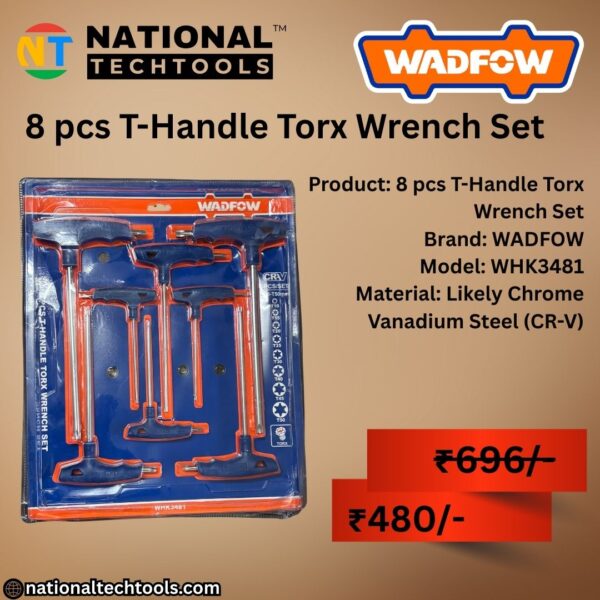 8 pcs T-Handle Torx Wrench Set