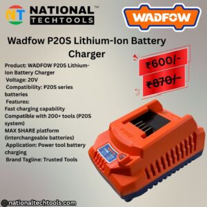 Wadfow P20S Lithium-Ion Battery Charger