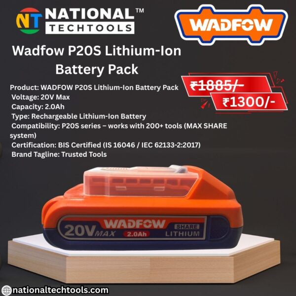Wadfow P20S Lithium-Ion Battery Pack