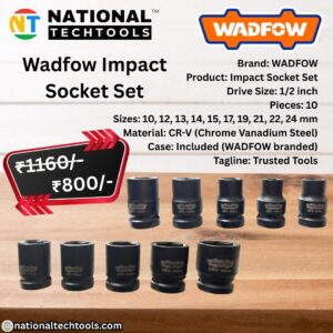 Wadfow Impact Socket Set