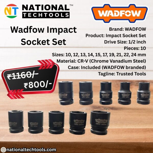 Wadfow Impact Socket Set