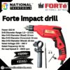 Forte 550W impact drill