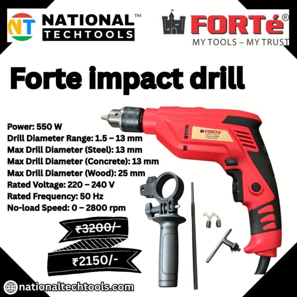 Forte 550W impact drill