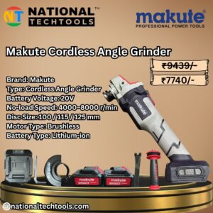 Makute 20V Cordless Angle Grinder
