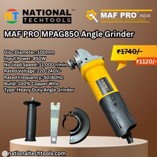 MAF PRO MPAG850 Angle Grinder