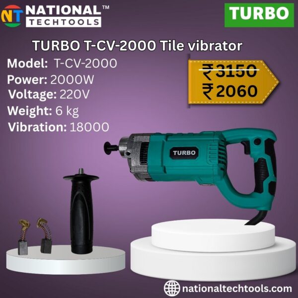 TURBO T-CV-2000 Tile vibrator