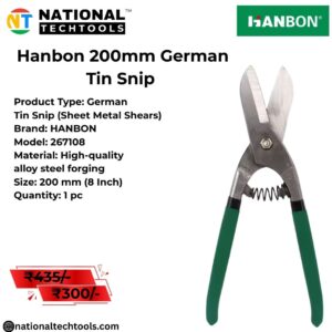 Hanbon 200mm German Tin Snip