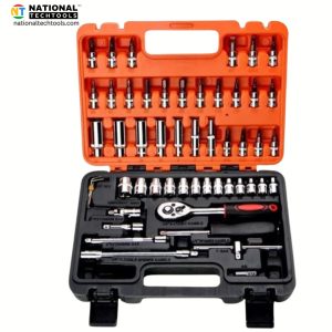 53-Piece CR-V (Chrome Vanadium) Socket Set (1/4" Drive)