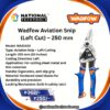 Wadfow Aviation Snip (Left Cut) – 250 mm