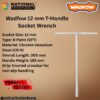 Wadfow 12 mm T-Handle Socket Wrench