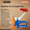 Wadfow 3-in-1 Staple Gun