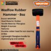 Wadfow Rubber Hammer - 8oz