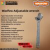 Wadfow Adjustable wrench