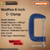 Wadfow 6 Inch C- Clamp
