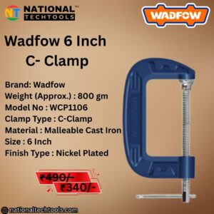 Wadfow 6 Inch C- Clamp